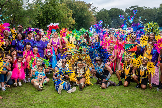 It was a feast for the eyes this year with colours from the rainbow filling the streets and Potternewton Park.