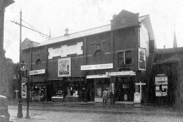 Lido Cinema on Town Street in June 1931. The film  being screend is 'East is West' starring Edward G Robinson, Lupe Valez, Lewis Ayres.