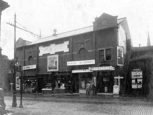 Lido Cinema on Town Street in June 1931. The film being screend is 'East is West' starring Edward G Robinson, Lupe Valez, Lewis Ayres.