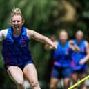 Leeds Rhinos' Keara Bennett training with England ahead of Saturday's World Cup tie against hosts Austra\ia in Perth. Picture by Ramiro Larguia/SWpix.com.