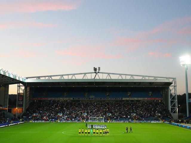 Now we're talking. Blackburn Rovers allow up to 7,500 fans into their away stand situated at the Darwen End of the ground, but usually only sell out for the visit of bigger clubs. Leeds will take plenty on December 9, you'd assume. (Photo by Alex Livesey/Getty Images)