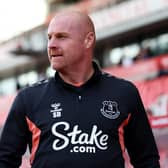 GNONTO ANSWER: From Everton boss Sean Dyche, above. Photo by Matt McNulty/Getty Images.