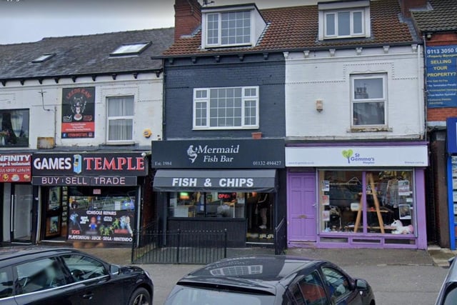 Mermaid Fish Bar, Harehills, has a rating of 4.7 from 247 Google reviews. A customer at Mermaid Fish Bar said: "Best chippy in Leeds. Fish cooked fresh to order and extremely well priced. Staff always friendly and welcoming. Can't go wrong!"
