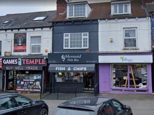 Mermaid Fish Bar, Harehills, has a rating of 4.7 from 247 Google reviews. A customer at Mermaid Fish Bar said: "Best chippy in Leeds. Fish cooked fresh to order and extremely well priced. Staff always friendly and welcoming. Can't go wrong!"