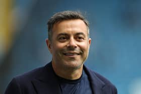 LEEDS, ENGLAND - AUGUST 06:  Andrea Radrizzani, the Leeds United chairman and owner looks on during the Premier League match between Leeds United and Wolverhampton Wanderers at Elland Road on August 06, 2022 in Leeds, England. (Photo by David Rogers/Getty Images)
