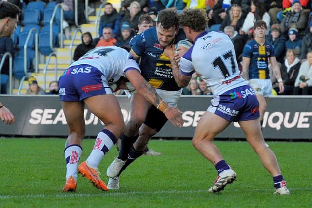 New signing Ethan O'Neill will go head to head with his former club when Leeds Rhinos begin their Betfred Super League campaign away to Leigh Leopards next month. Picture by Steve Riding.