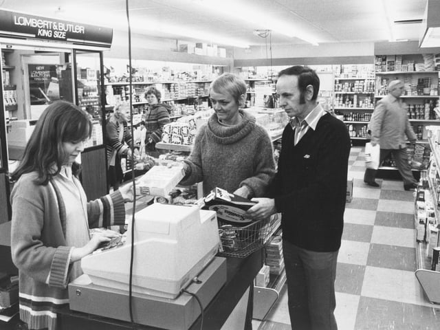 Leonards Store on Cross Gates in 1979.