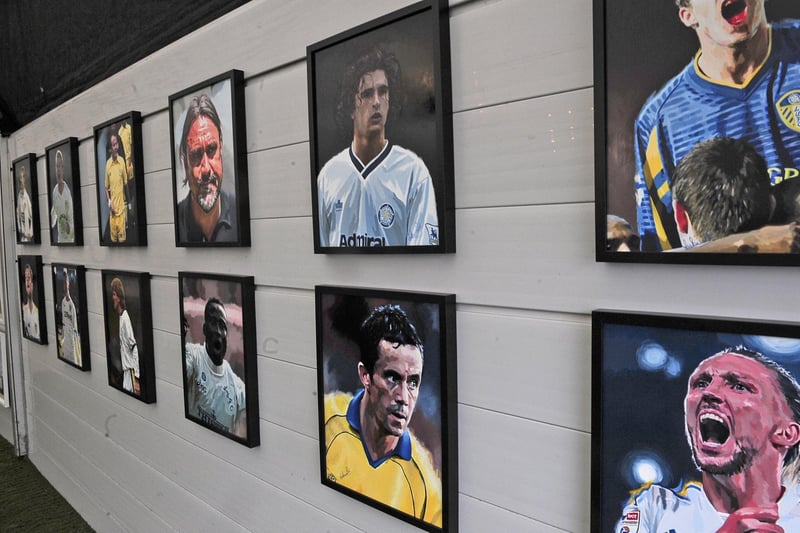 The exhibition is only on for one day so Leeds United fans are urged to go down either before or after the team's game against Huddersfield this afternoon