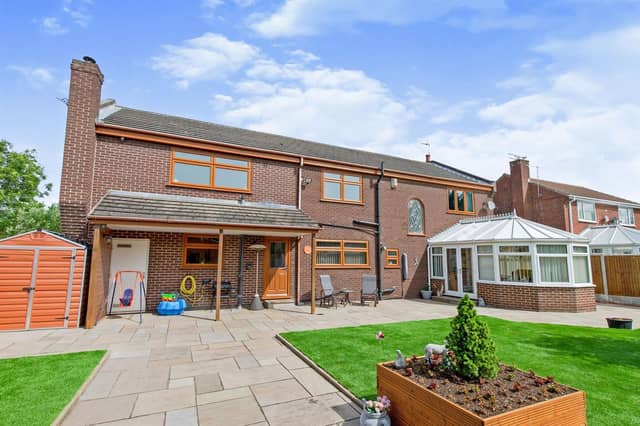 This family home in Cobcroft Lane, Cridling Stubbs, Knottingley, is for sale for £675,000.