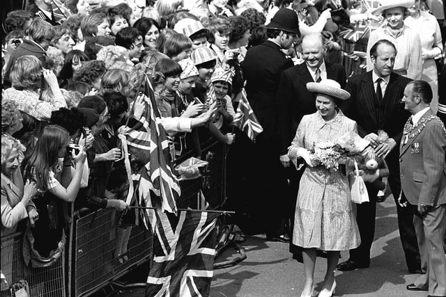 Do you remember the Queen coming to town during her Silver Jubilee year?