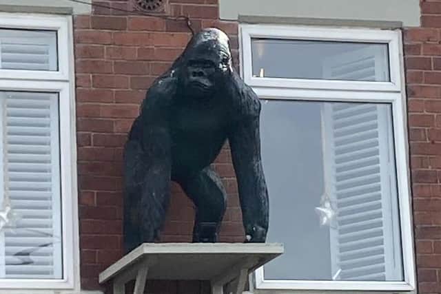 Adele Teale has been told by Wakefield Council to remove Caesar from outside her home.