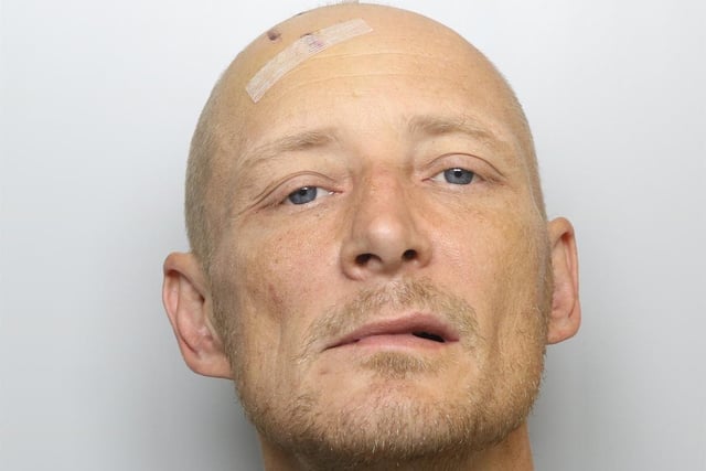 Christopher Donaldson, 45, was jailed after being found guilty of murdering HGV driver Mark Steel during a street brawl in Ossett in Wakefield. Mr Steel, 41, was fatally stabbed in the chest, back and neck on Parkfield View on September 2 last year during the fight. He was there trying to help get his friend’s stolen bank card back from the three defendants, who all lived on the street. Donaldson came out of his property armed with a chain and a knife, which he plunged into Mr Steel in the ensuing confrontation. Donaldson was jailed for life with a minimum 24 years in March of this year. (pic by WYP)


found guilty of murder following a trial and jailed for life with a minimum 24 years, minus the 209 days he has spent on remand. He was also found guilty of ABH and GBH.