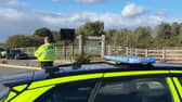 The scene at Yorkshire Wildlife Park which has been evacuated and closed due to an ongoing emergency incident - with a huge police and paramedic presence at the site.  Charley Atkins / SWNS