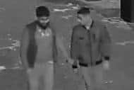 Police would like to identify these men in relation to the incident. Image: West Yorkshire Police