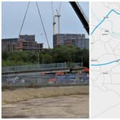 Work is due to get underway to remove the Geldard Road footbridge from the Armley Gyratory junction. Pictures: NW/LCC