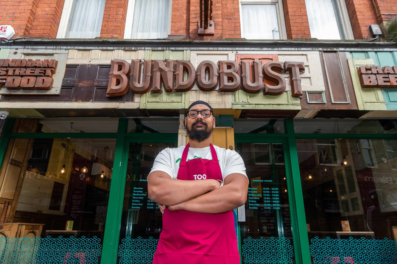 “Very tasty authentic Indian vegan and vegetarian street food” is paired with a “great beer selection” at the Leeds branch of the Manchester-based winner. “Could just as easily be in the ‘best Indian’ or ‘best cheap eats’ category”.