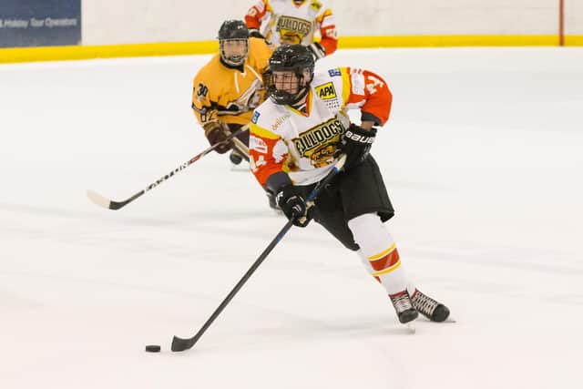 WHERE IT ALL BEGAN: Jordan Griffin, in action during his junior career for Bradford Bulldogs. Picture courtesy of Andy Bourke/Podium Prints