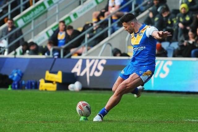 Man of Steel Jake Connor will miss Leeds Rhinos' Betfred Super League opener at Leigh Leopards on Friday. Picture by Steve Riding.