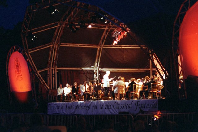 The Northern Ballet Theatre Company Orchestra at Classical Fantasia in September 1999.