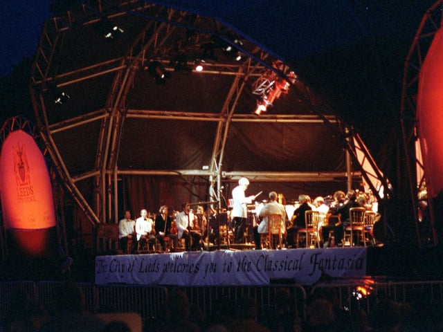 The Northern Ballet Theatre Company Orchestra at Classical Fantasia in September 1999.