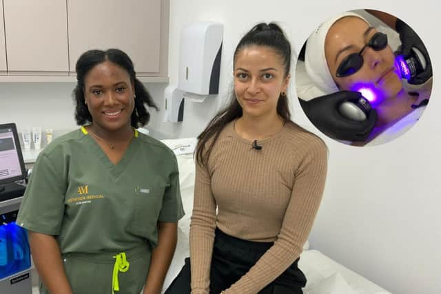 I tried the HydraTite treatment at Aesthetica Medical in Leeds, a combination of the Neura Tight non-surgical face lift and the HydraFacial (Photo by National World/Leeds TV)