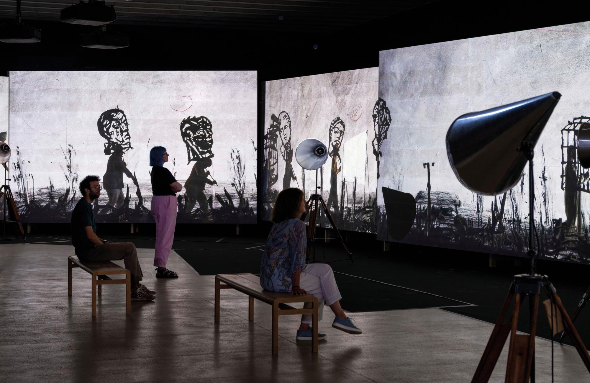 William Kentridge's The Pull of Gravity at YSP