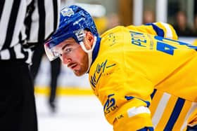 STRIKE ONE: Liam Peyton put Leeds ahead in Telford but it was their only goal. Picture: Kev Bland/Knights Media.