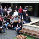 FourJaw’s team at Pennine Five. The company’s new HQ provides room to almost double its current team of 27 people and an option to expand further.