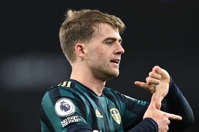 Another of the 2020 promotion heroes still at Elland Road, Patrick Bamford may no longer hold down a place in the starting XI each week, largely due to injury, but fans acknowledge he has scored a crucial number of goals since joining from Middlesbrough, particularly under Marcelo Bielsa, none more so than in the 2020/21 Premier League season when he struck 17. (Photo by LAURENCE GRIFFITHS/POOL/AFP via Getty Images)