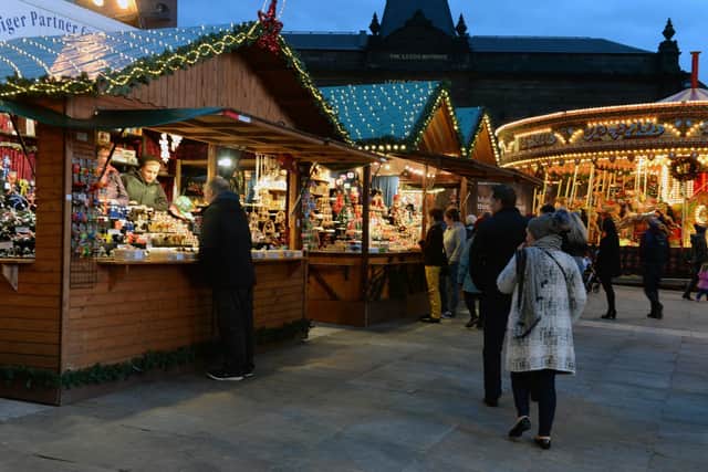 Leeds German Christmas Market in 2017. (Pic: Bruce Rollinson)
