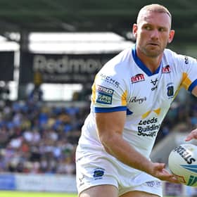 Australian prop Matt Lodge played five times for Leeds Rhinos at the end of the 2026 season, but has now left the club. Picture by Matthew Merrick/SWpix.com.
