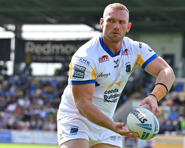 Australian prop Matt Lodge played five times for Leeds Rhinos at the end of the 2026 season, but has now left the club. Picture by Matthew Merrick/SWpix.com.