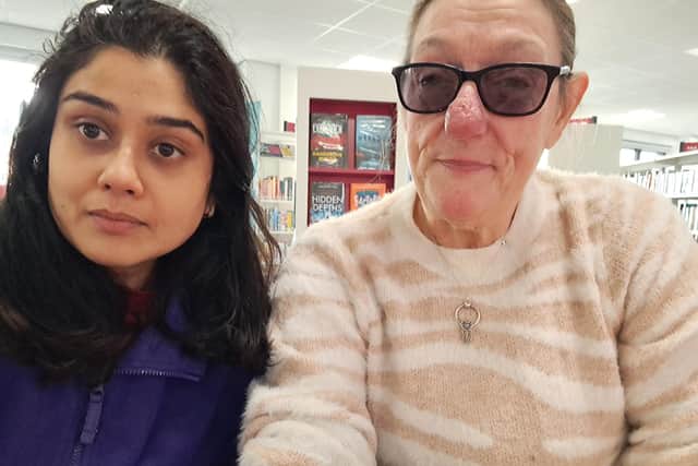 Ankita Trivedi, a support coordinator at the Stroke Association, has been supporting Gail.