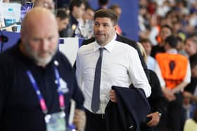 JOB OFFER: For Leeds United option Steven Gerrard abroad according to reports. Photo by Alex Grimm/Getty Images.