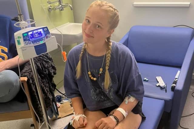 Mollie Mulheron, 24, has been diagnosed with rare stage four cancer after collapsing in the supermarket (Photo: Mollie Mulheron / SWNS)