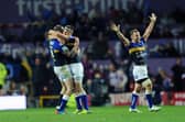 Rob Burrow as we all should remember him, celebrating - right - at the end of Leeds Rhinos' 2015 Grand Final win which sealed an historic treble of domestic trophies. Picture by Jonathan Gawthorpe.