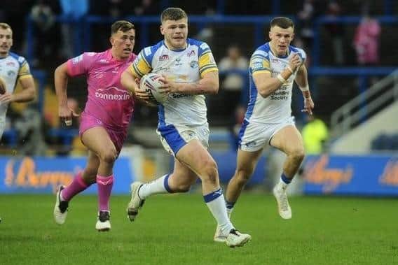 Prop Tom Nicholson-Watton is in the squad for Leeds Rhinos' opening reserve fixture at Leigh on Saturday. Picture by Steve Riding.