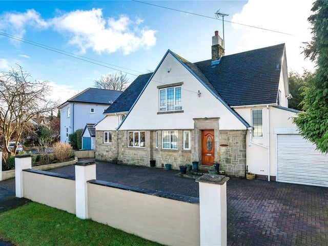 This wonderful, part-stone fronted home has three reception rooms, five bedrooms, two bathrooms and a south facing garden.