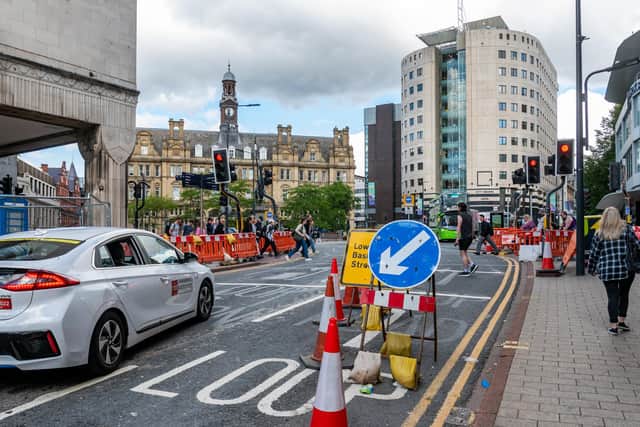 As part of the transformative works taking place around the Leeds City Square area, bus stop J will be removed from Sunday, September 18. Picture: James Hardisty