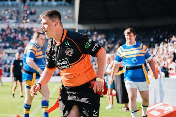 Castleford Tigers' Learning Disabilities Super League side took on Leeds Rhinos at Magic Weekend.