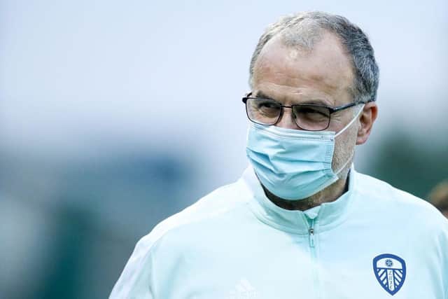 Marcelo Bielsa, Manager of Leeds United. (Photo by George Wood/Getty Images)
