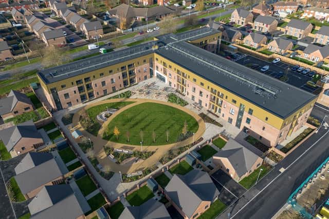 The flagship Gascoigne House scheme, on Middleton Park Avenue in Middleton, has 60 apartments for older people who need on-site care and support. Photo: Leeds City Council