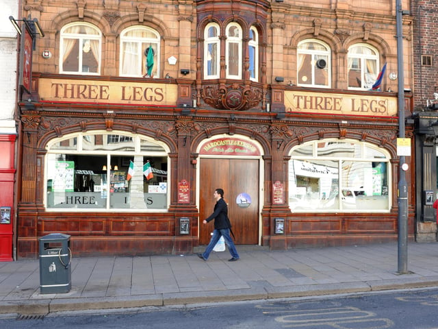 The Three Legs, in The Headrow, also topped our list with five people recommending it as the city's best place to enjoy a drink in the sunshine. It is a popular, old-fashioned pub in the city centre that is particularly busy when the sun is shining.