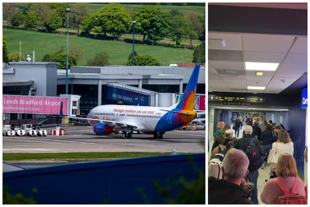 Last spring travellers were left queuing “out of the terminal building”. Picture: James Hardisty/NW