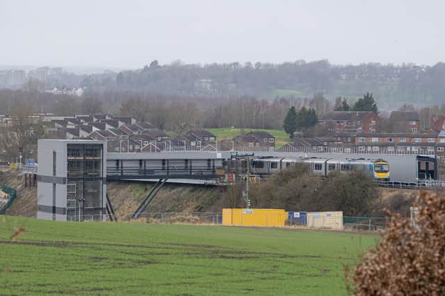 Work on the troubled White Rose station project officially restarted over the summer.