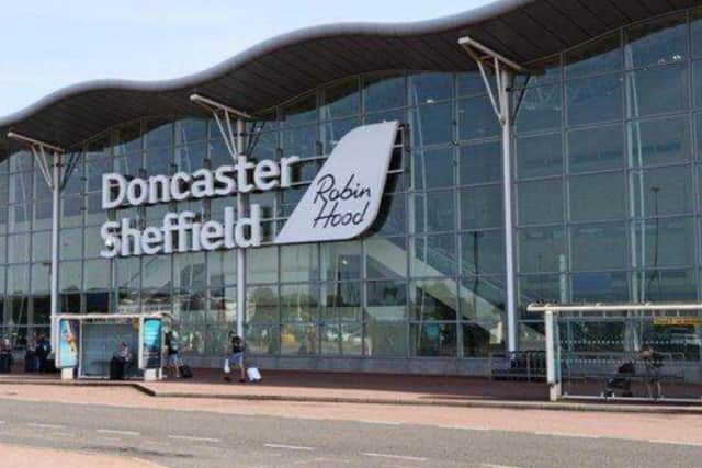 Doncaster Sheffield Airport.