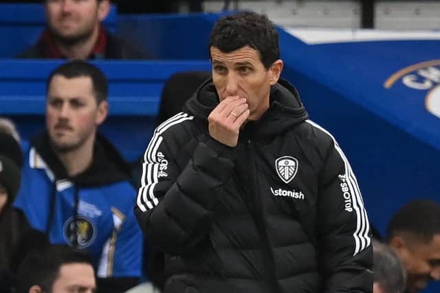LAST BIT - Leeds United boss Javi Gracia can give the players the tactics and positions but they have to put the ball in the net to save the club from relegation this season. Pic: Getty