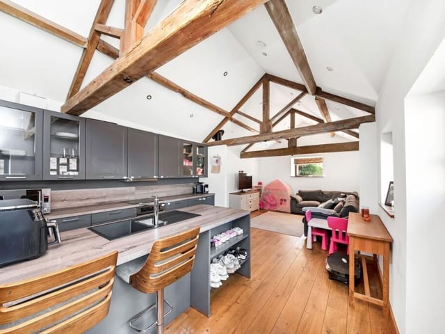 Inside the annexe - The Mistle Cottage.