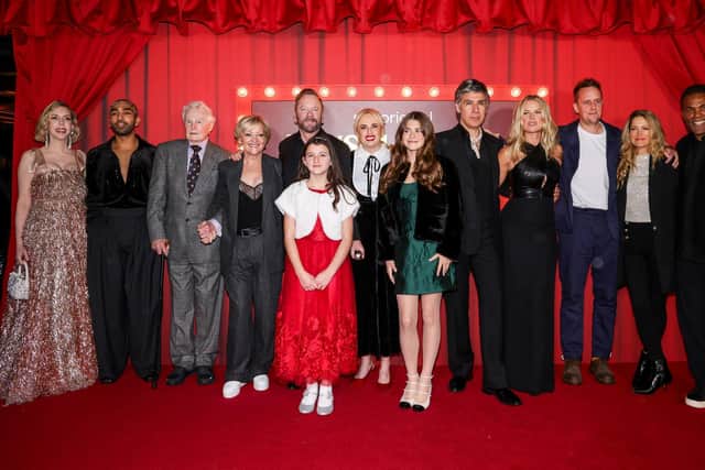 Tinsel Town cast at the Premiere Photo credit Vianney Le Caer..