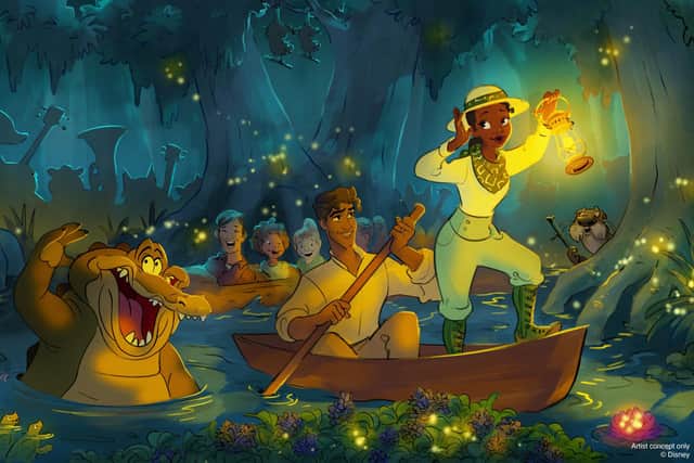 Tiana’s Bayou Adventure opened this summer in Walt Disney World’s Magic Kingdom